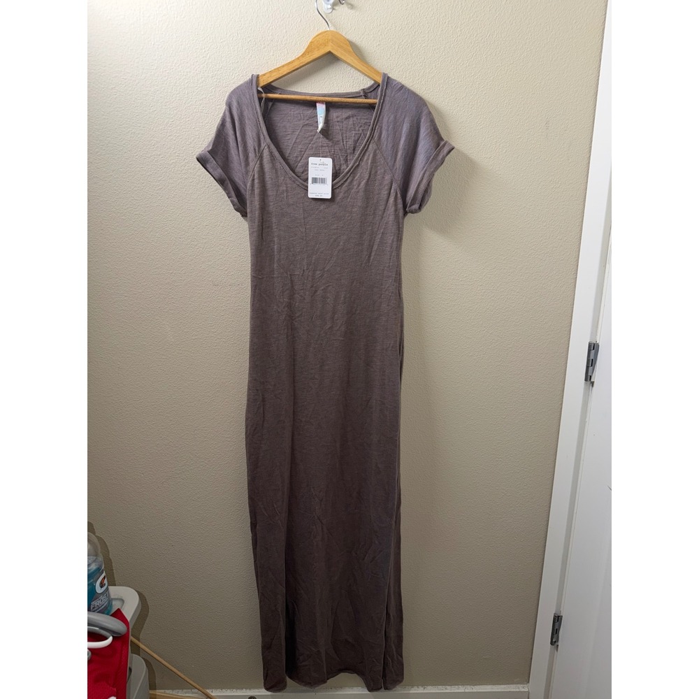 Womens NEW Free People Dark Taupe Dress Size Medium